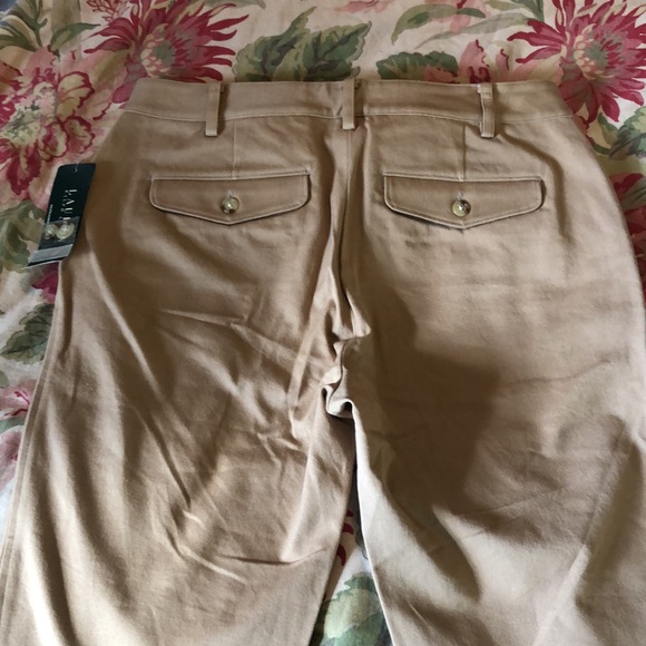 RALPH LAUREN Size 10 Classic Equestrian Flat-Front Cozy Trouser Stretch $100 NEW - Picture 10 of 12